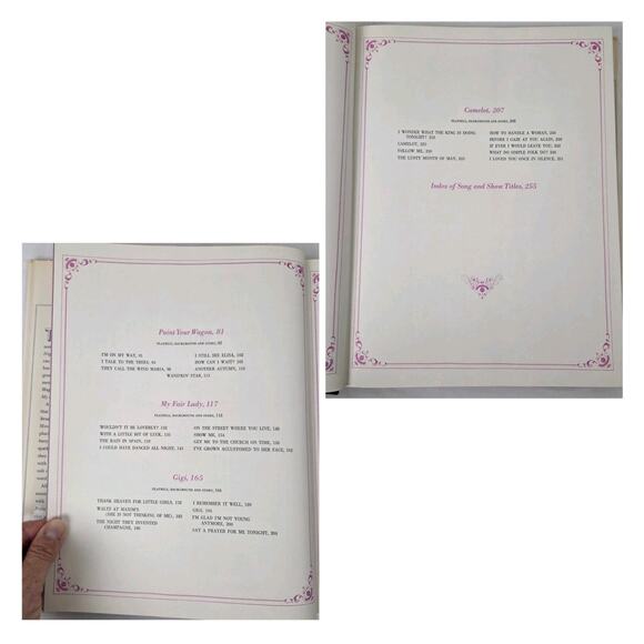 The Lerner & Loewe Song Book Hardcover My Fair Lady Brigadoon Camelot Gigi 1962 - Picture 8 of 11